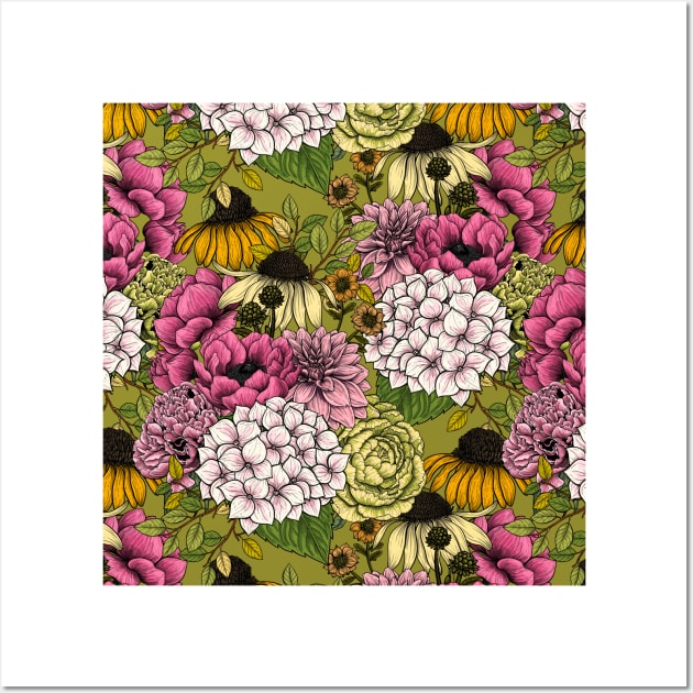 Garden florals Wall Art by katerinamk